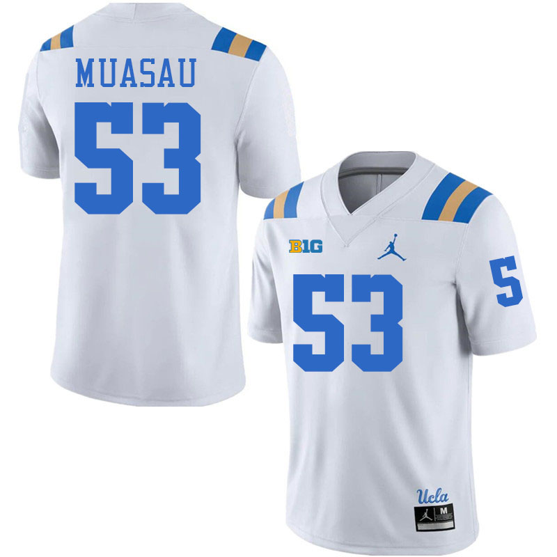Darius Muasau UCLA Jersey,UCLA Bruins #53 Darius Muasau Jersey Youth College Football Uniforms-White Darius Muasau UCLA Jersey,UCLA Bruins #53 Darius Muasau Jersey Youth College Football Uniforms-White